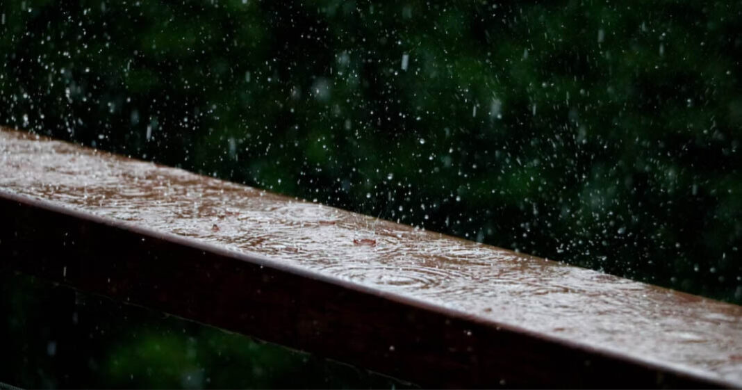 L'eau de pluie contiendrait des produits chimiques
