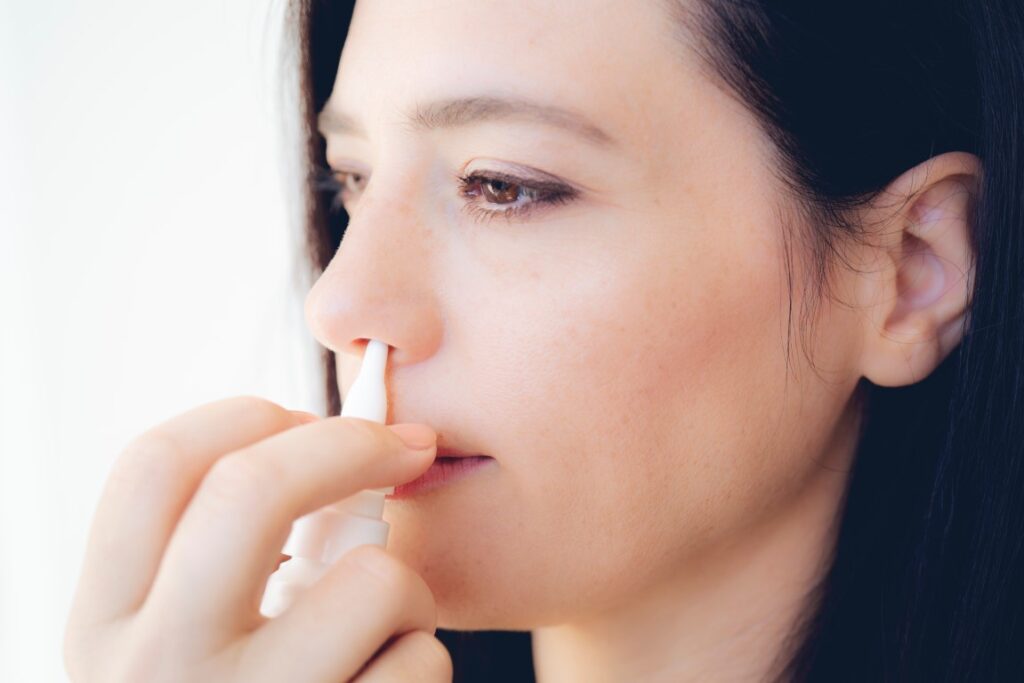 Nettoyage du nez contre la sinusite