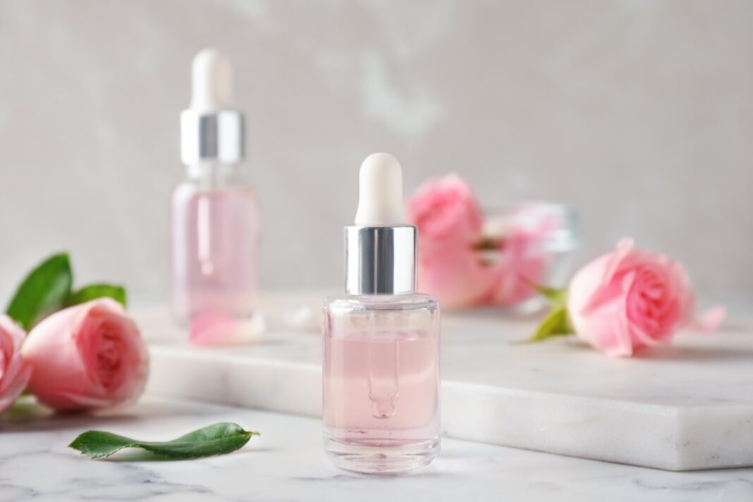 eau florale rose serum peau