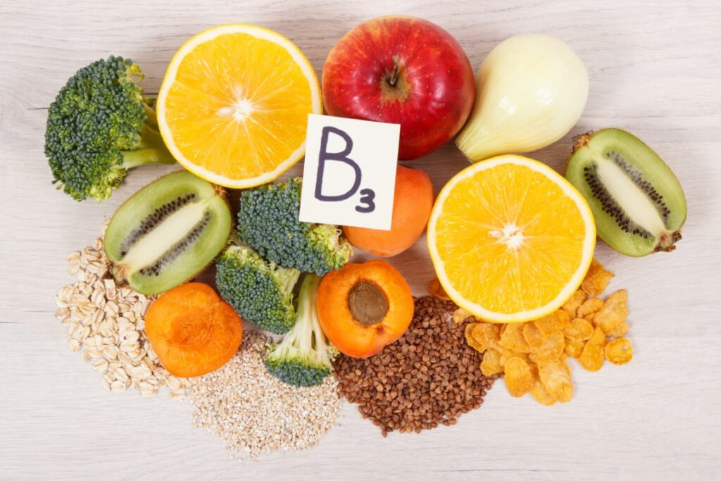 Des fruits et légumes contenant de la vitamine B3