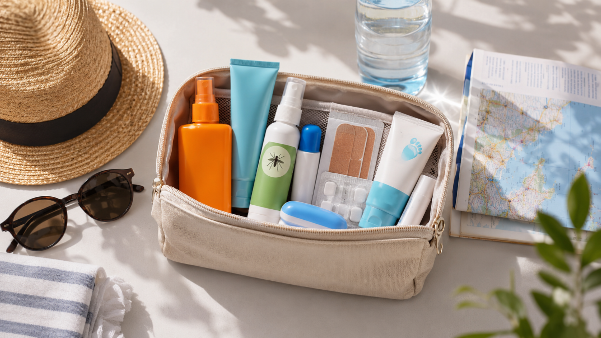 Comment préparer sa trousse de vacances sans rien oublier
